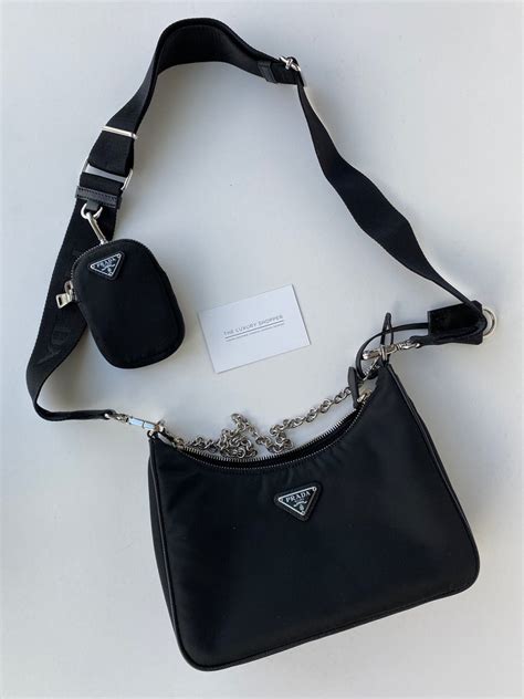 black prada bah|prada cross body bag nylon.